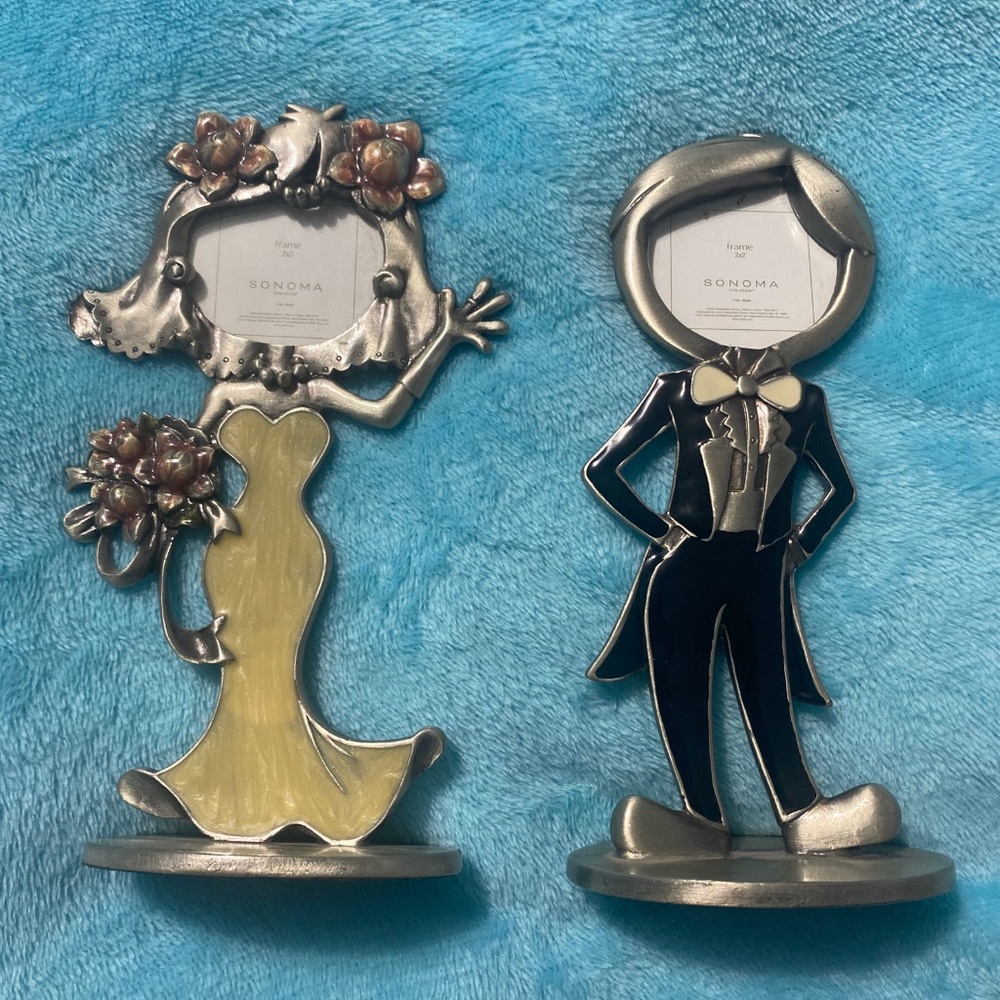 Bride and Groom Picture Frames